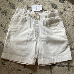 J Crew crewcuts size 5 NWT shorts white with draw string